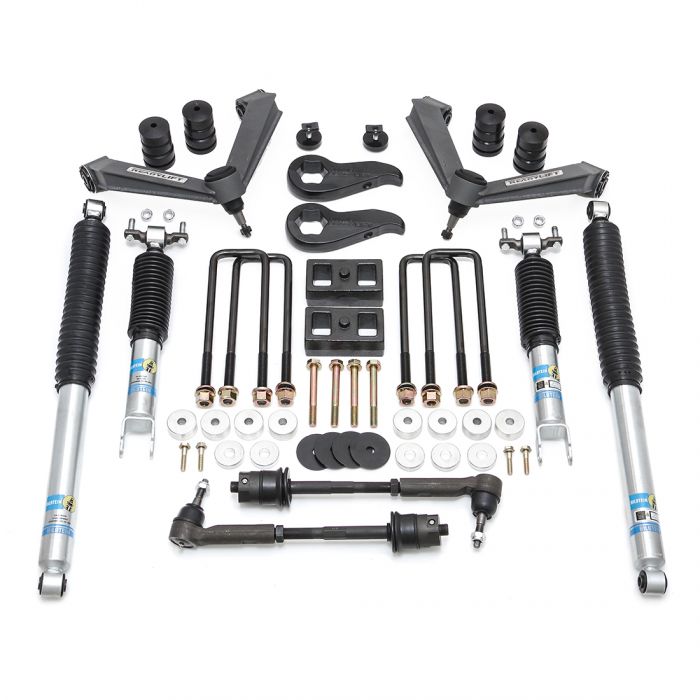 3.5'' SST LIFT KIT FRONT WITH 2'' REAR WITH FABRICATED CONTROL ARMS AND BILSTEIN SHOCKS- GM SILVERADO / SIERRA 2500HD 2020-2021