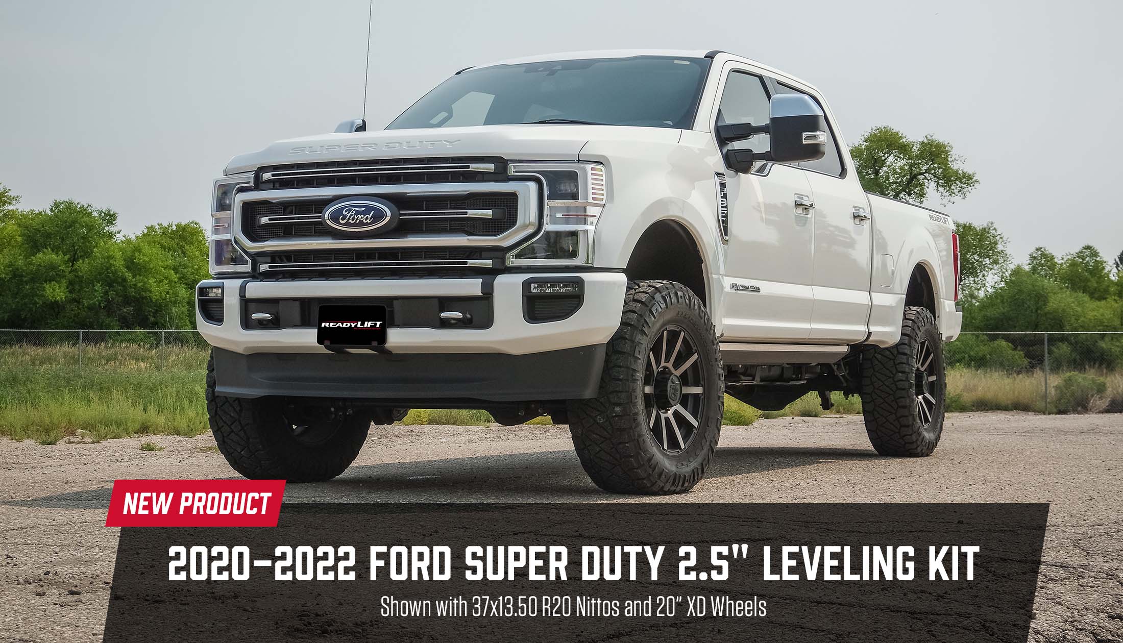 2.5" Leveling Kit W/ Falcon Shocks 2020-2022 MY Ford SD F250/F350/F450 4WD