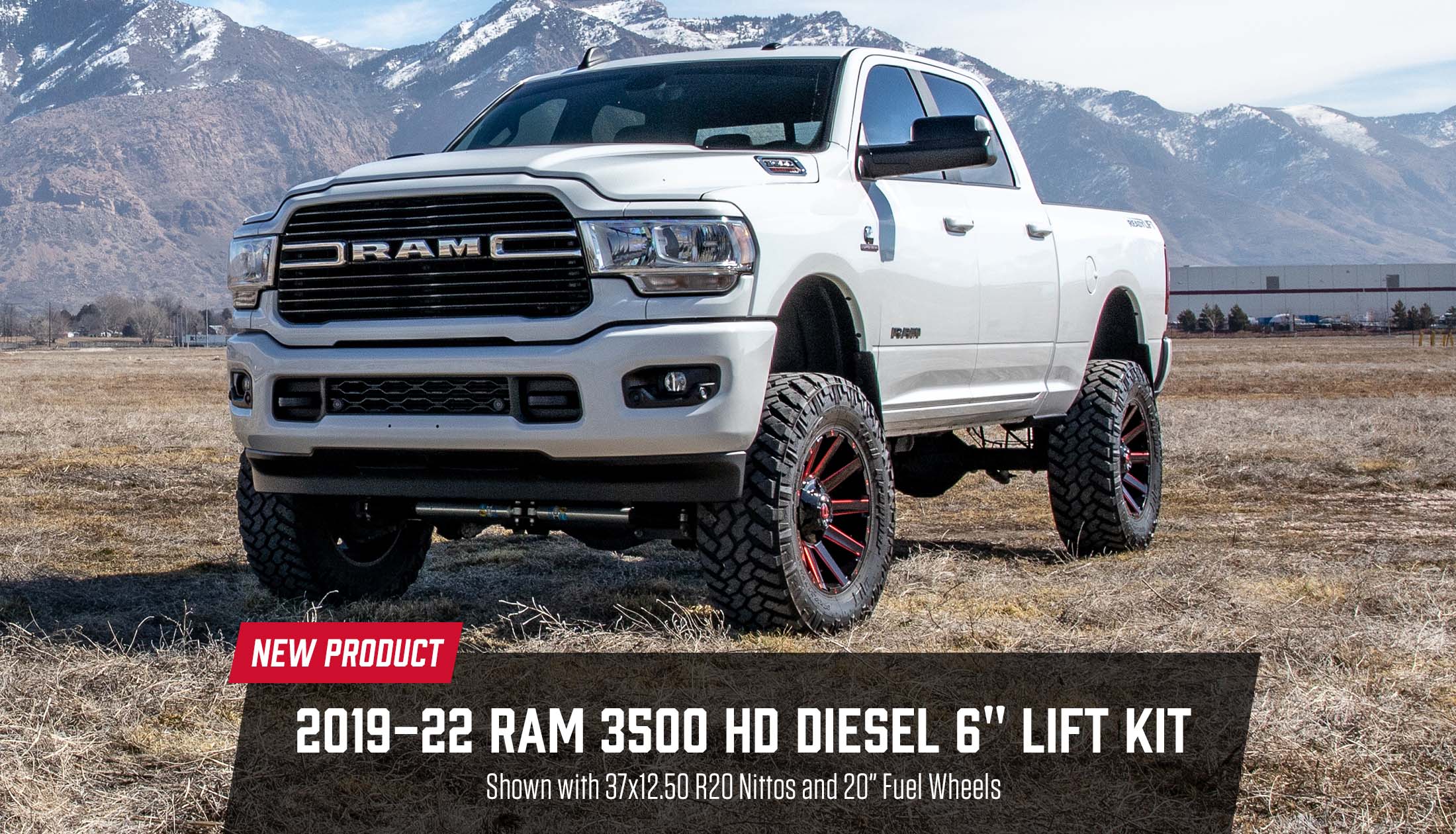 ReadyLIFT Now Shipping 6" Big Lift Kit 2019-2022 MY Ram 3500 HD HO Diesel 4WD