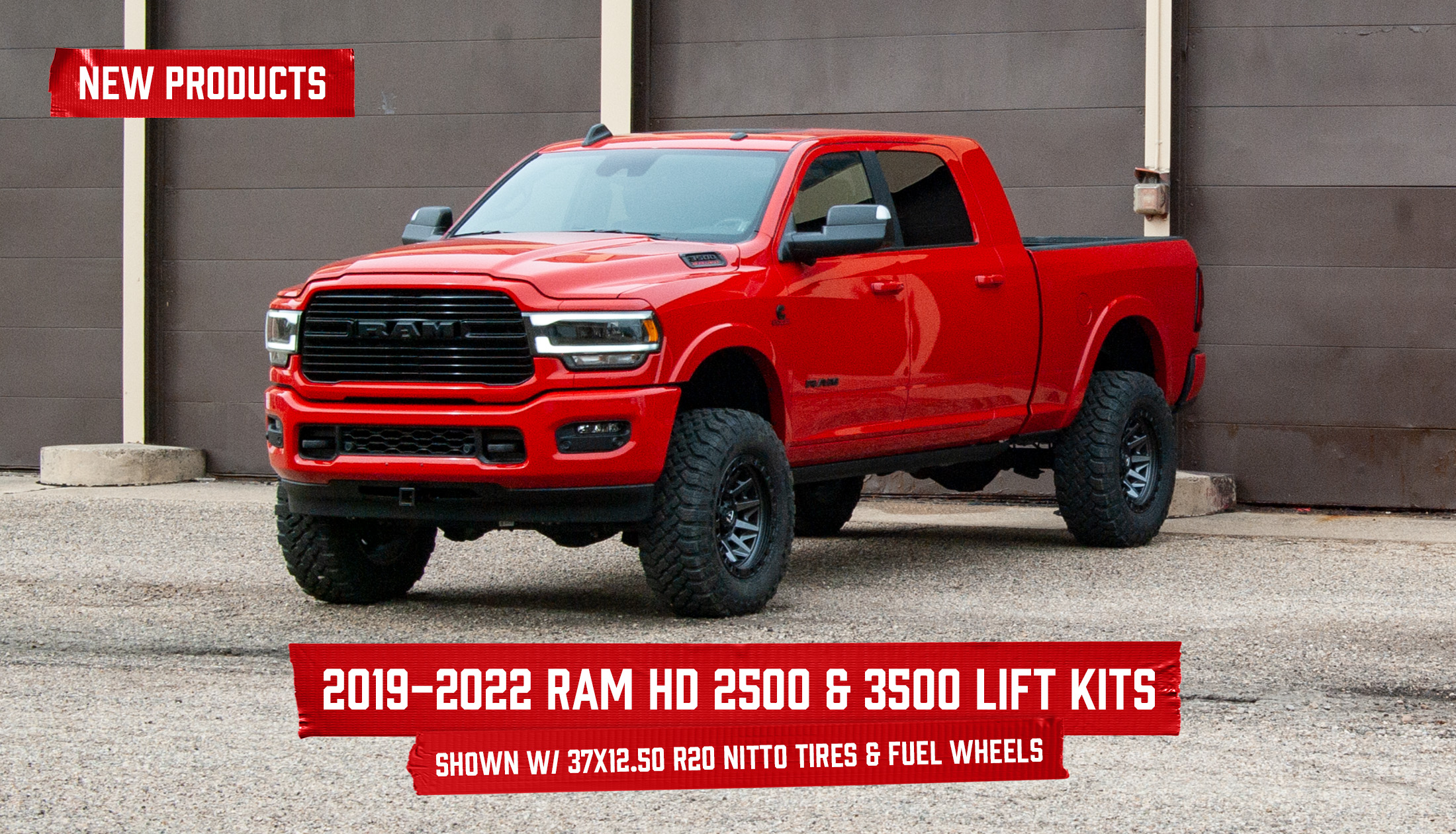 ReadyLIFT Expands Ram HD Product Offering -- Now Shipping All-New 1.5’’ Leveling kits to 3’’, 4.5’’ and 6’’ Big Lift Kits for 2019-2022 Ram 2500 & 3500 HD