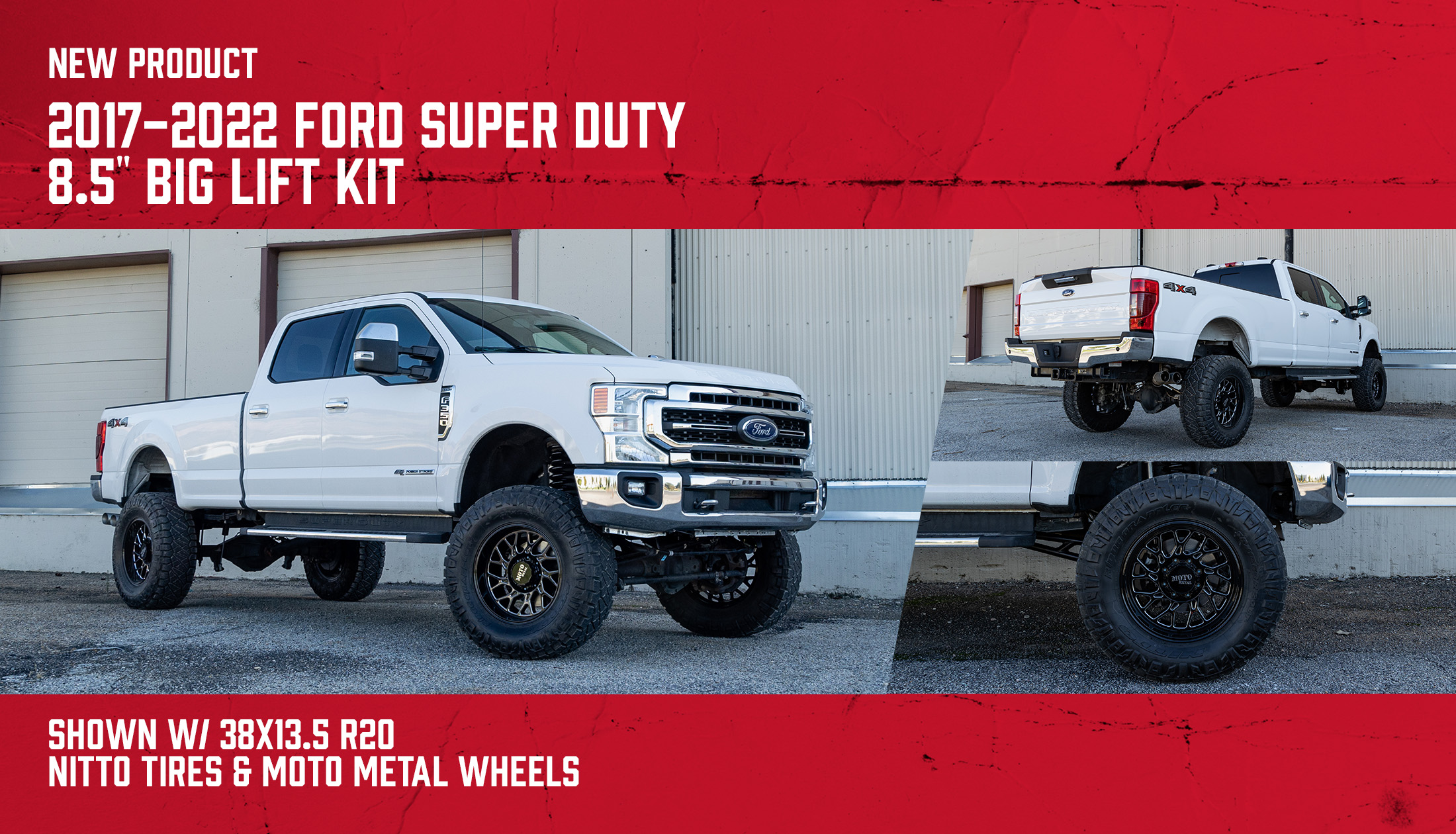 2017-2022 Ford Super Duty F250/F350 Diesel 4WD 8.5" Coil Spring Lift Kits Now Available