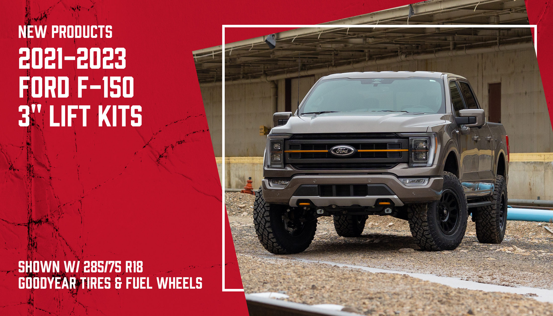 All-New 3” Lift Kit for 2021-2023 Ford F-150 Tremor