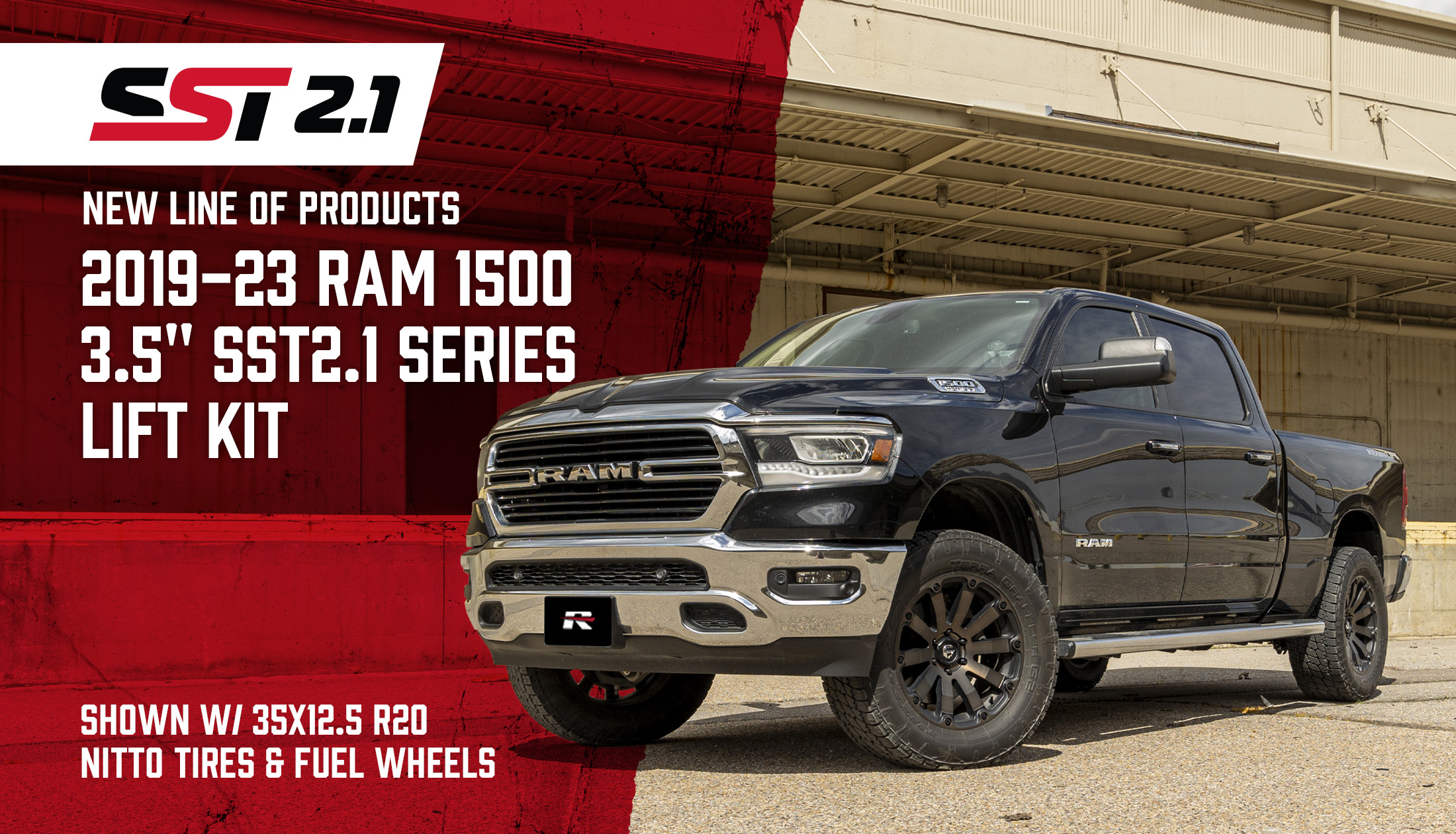 3.5" SST 2.1 LIFT KIT - RAM 1500 2WD/4WD 2019-2023