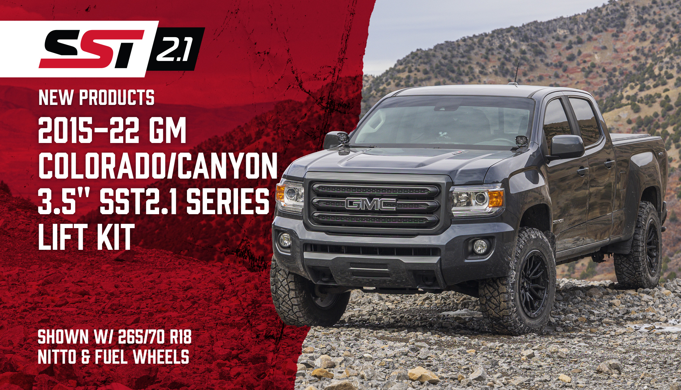 3.5" SST 2.1 Series Lift Kit- Colorado/Canyon 2015-2022