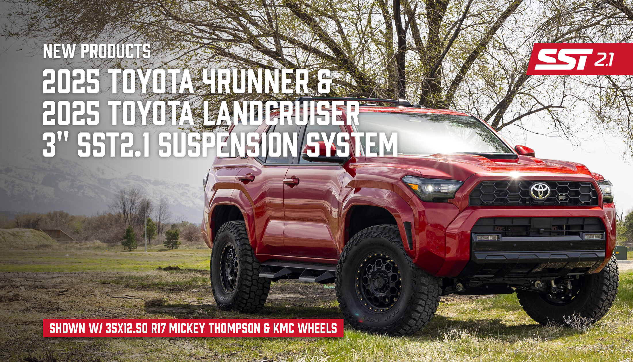 3'' SST2.1 Suspension System - 2025 Toyota 4Runner 2024-2025 Land Cruiser