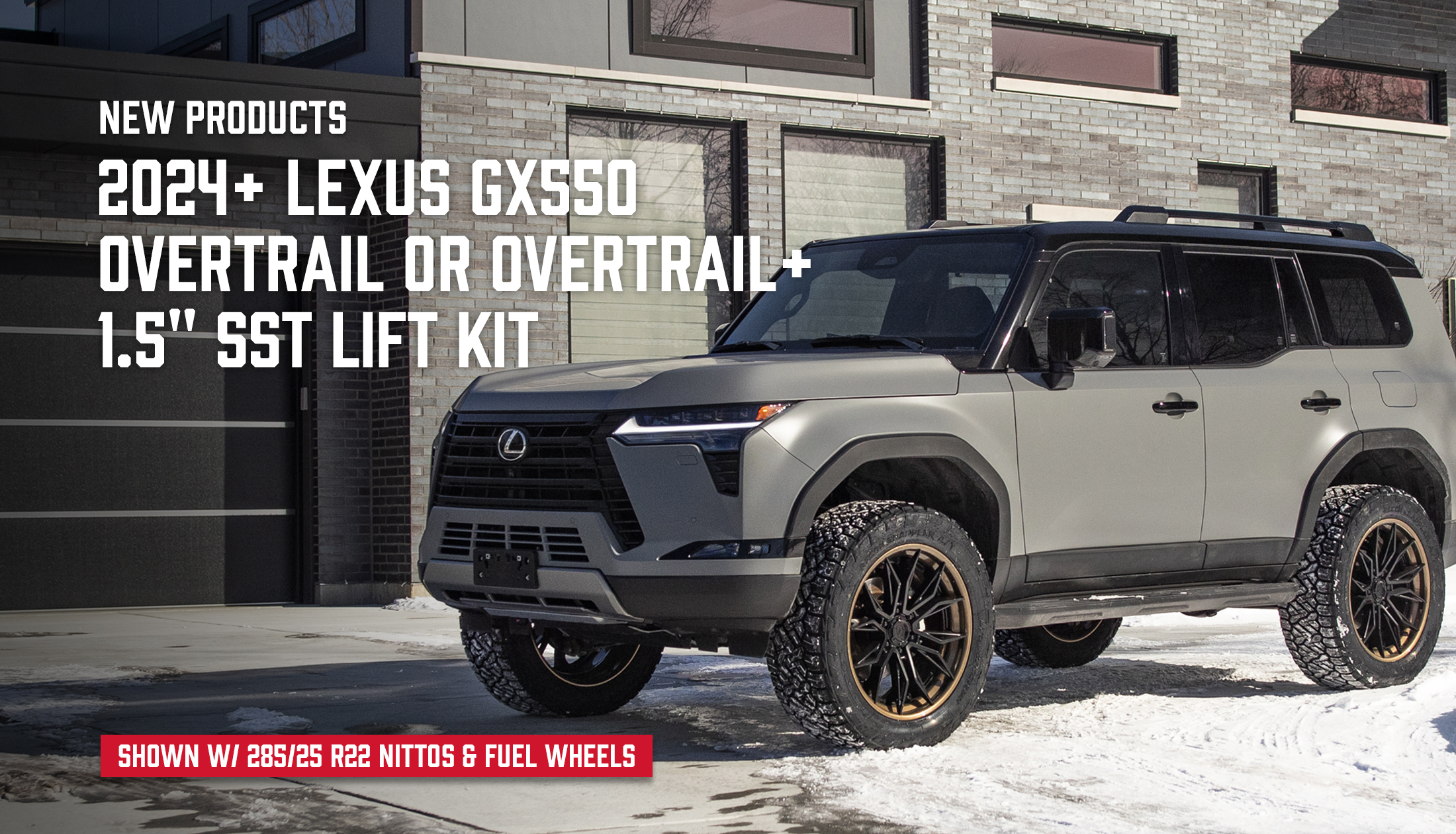 1.5'' SST Lift Kit - Lexus GX550 Overtrail And Overtrail+ 2024-2025