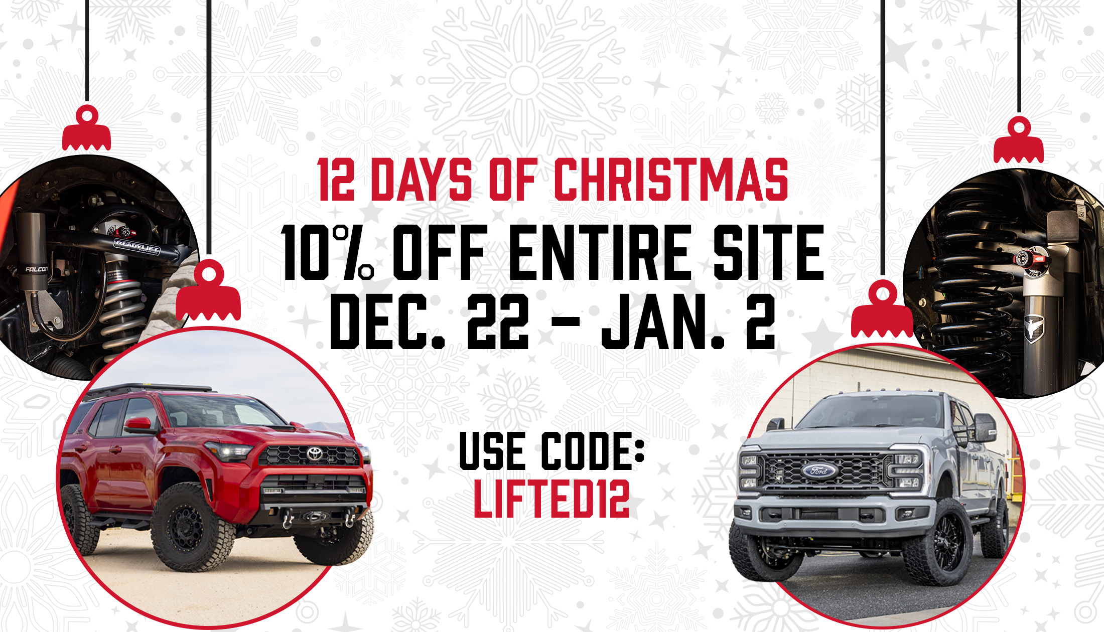 ReadyLIFT 12 Days of Christmas Sale: Save 10% on Everything