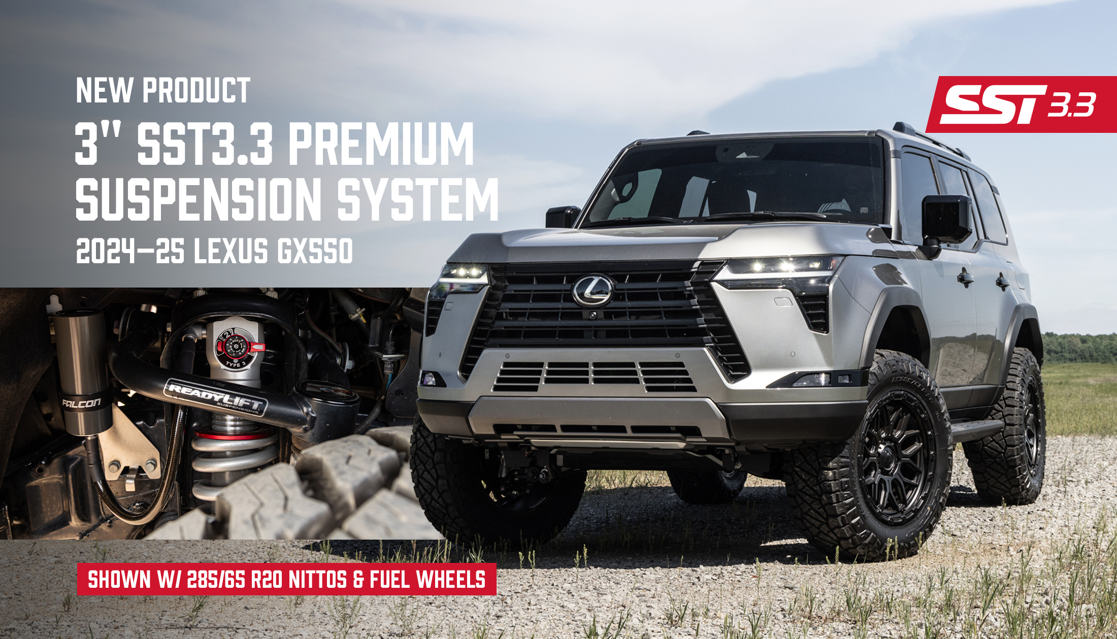 ReadyLIFT Introduces the SST3.3 Suspension System for the Lexus GX550
