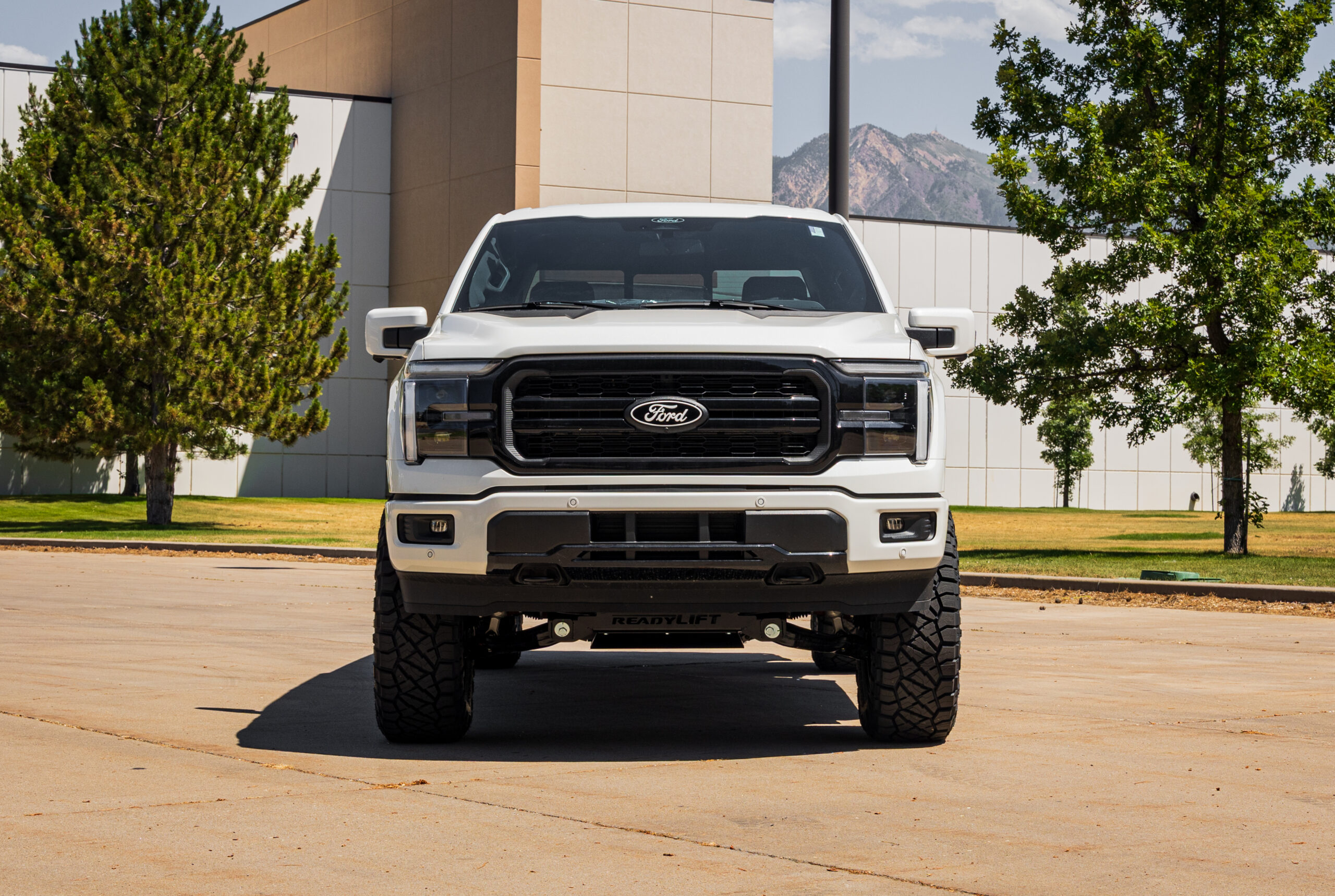 ReadyLIFT MAX3.3 installed suspension detail on Ford F-150