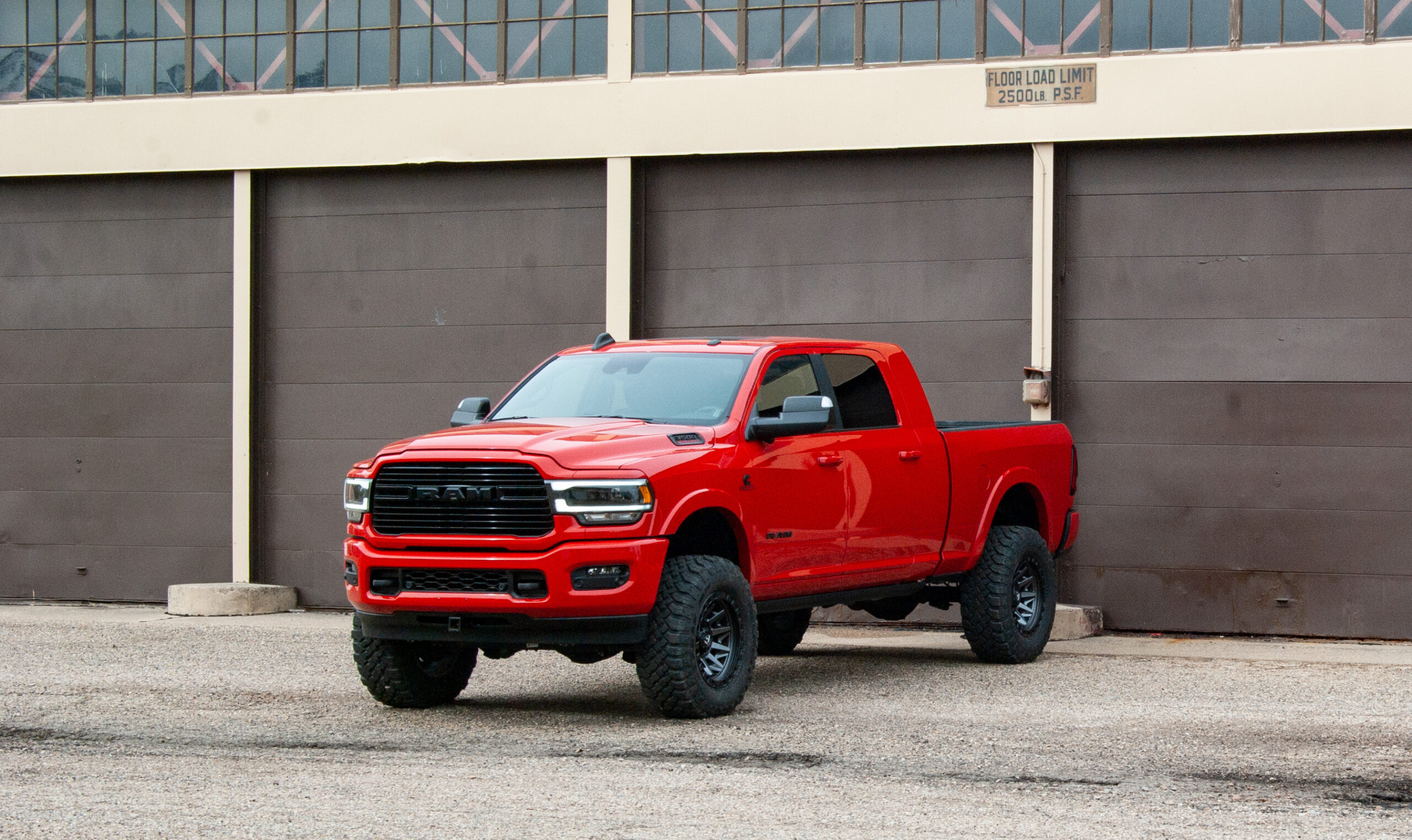Ram 3500 equipped with the ReadyLIFT 4.5-inch coil spring lift kit