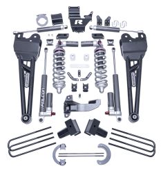 4" COILOVER SUSPENSION SYSTEM WITH FALCON MAX3.3 SHOCKS AND RADIUS ARMS - 2023-2026 FORD SUPER DUTY F250/F350 4WD